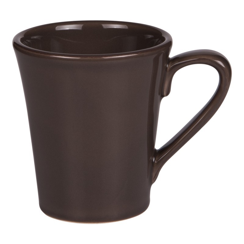 Tazza mug in ceramica color antracite con manico